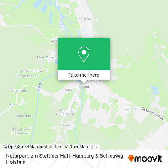 Naturpark am Stettiner Haff map