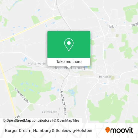 Карта Burger Dream