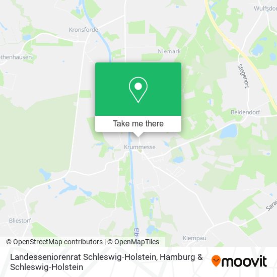 Landesseniorenrat Schleswig-Holstein map