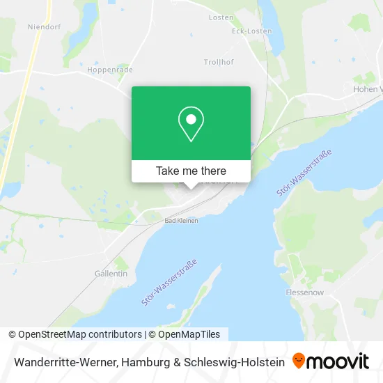 Карта Wanderritte-Werner