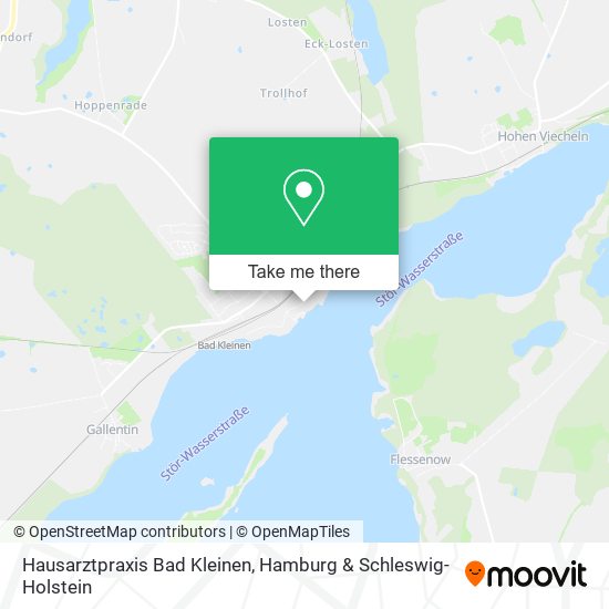 Hausarztpraxis Bad Kleinen map