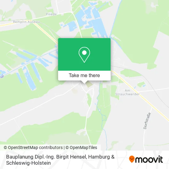 Карта Bauplanung Dipl.-Ing. Birgit Hensel