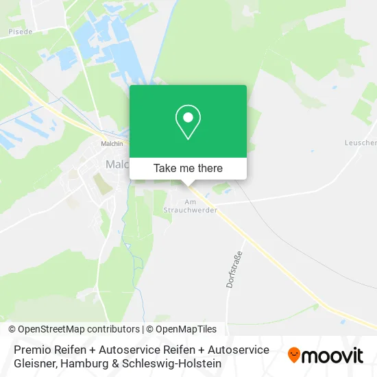 Карта Premio Reifen + Autoservice Reifen + Autoservice Gleisner