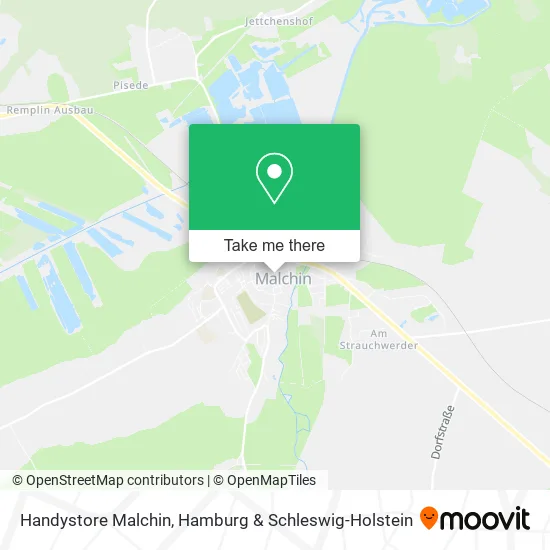 Карта Handystore Malchin