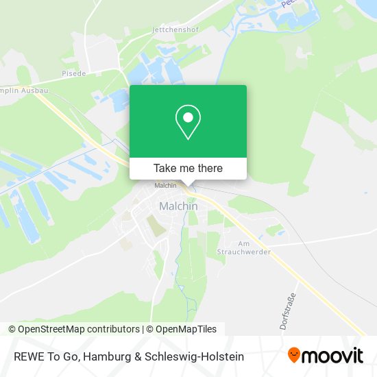 REWE To Go map