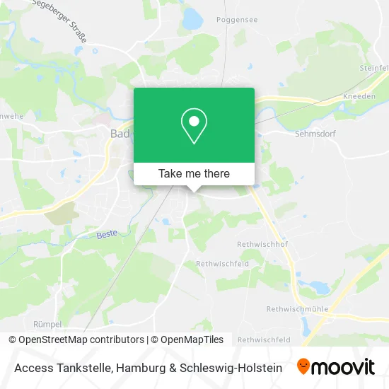 Карта Access Tankstelle