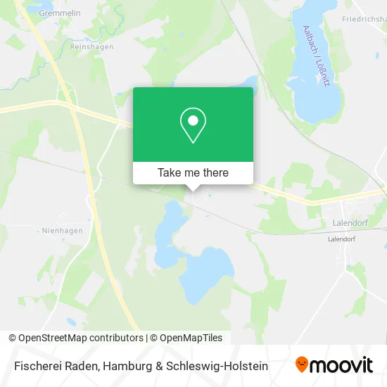 Карта Fischerei Raden