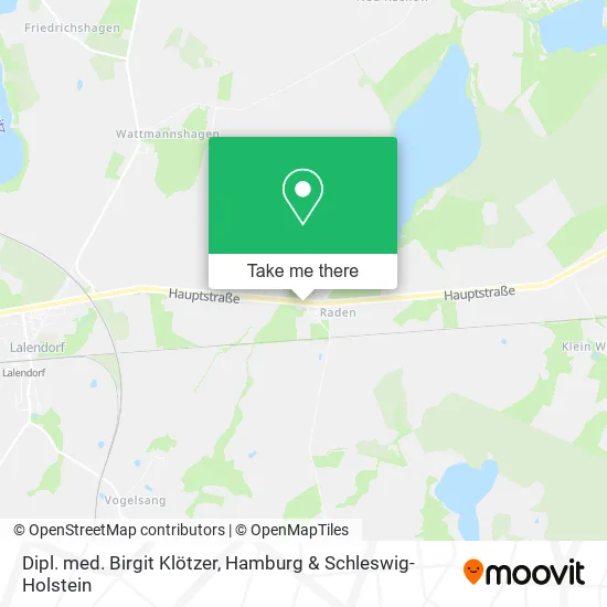 Карта Dipl. med. Birgit Klötzer