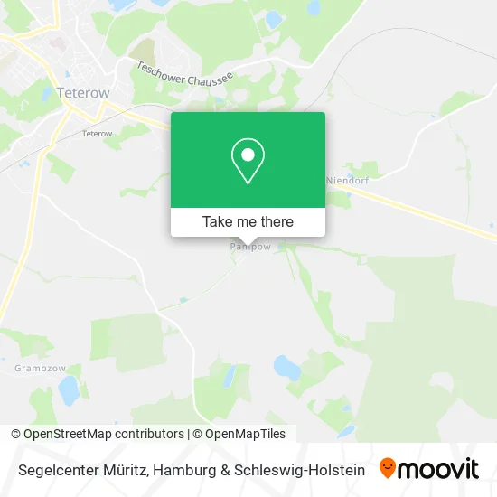 Карта Segelcenter Müritz