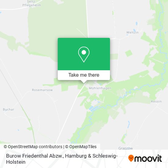 Burow Friedenthal Abzw. map