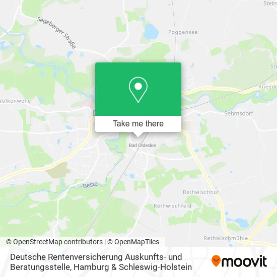 Карта Deutsche Rentenversicherung Auskunfts- und Beratungsstelle