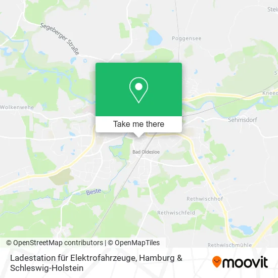 Карта Ladestation für Elektrofahrzeuge