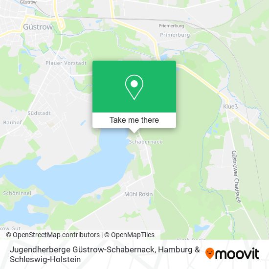 Jugendherberge Güstrow-Schabernack map