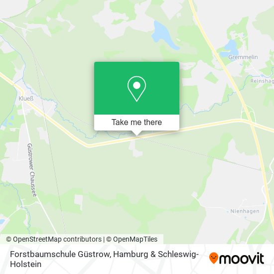 Forstbaumschule Güstrow map