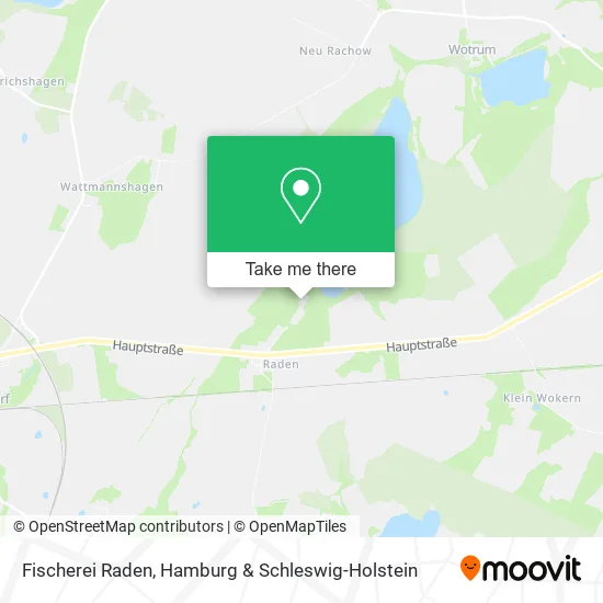 Карта Fischerei Raden