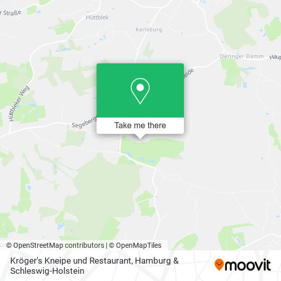 Kröger's Kneipe und Restaurant map