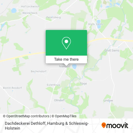 Карта Dachdeckerei Dethloff