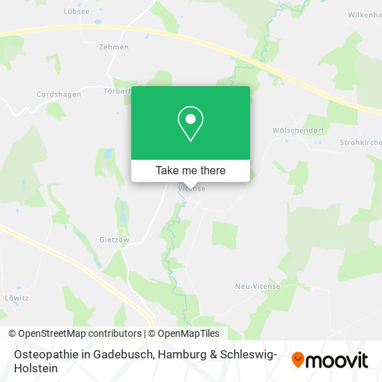 Osteopathie in Gadebusch map