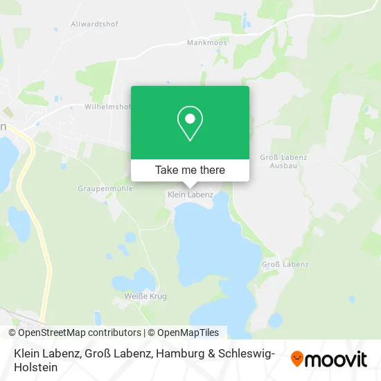 Карта Klein Labenz, Groß Labenz