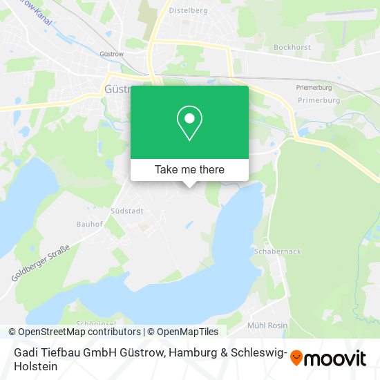 Gadi Tiefbau GmbH Güstrow map