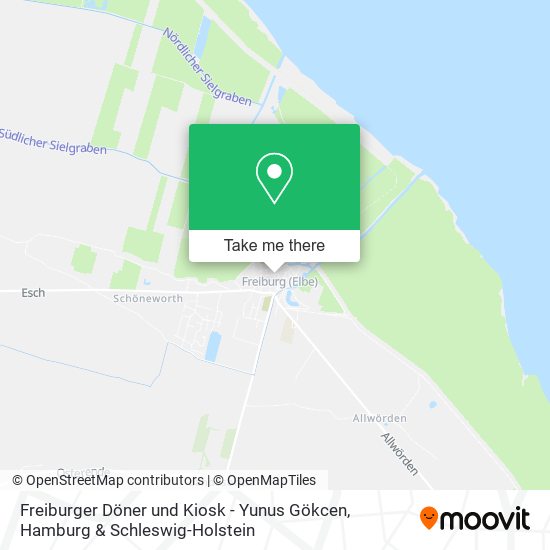 Freiburger Döner und Kiosk - Yunus Gökcen map