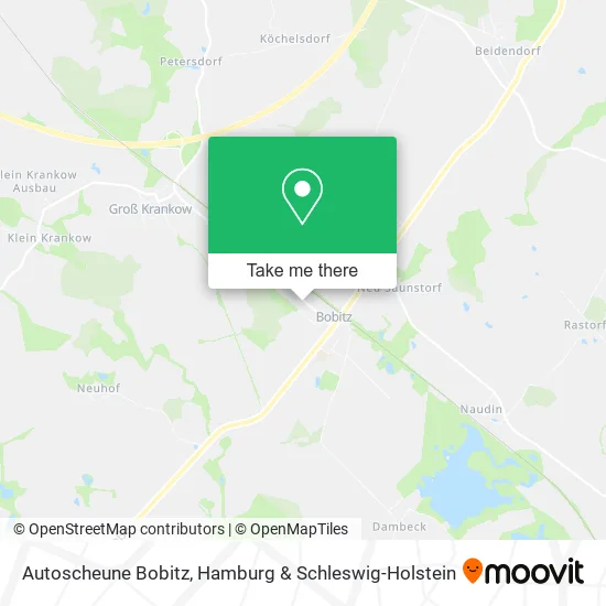 Карта Autoscheune Bobitz