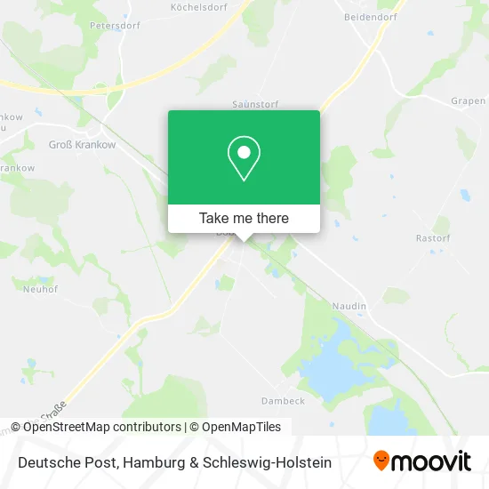 Карта Deutsche Post