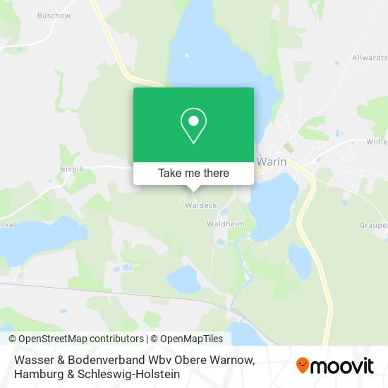 Wasser & Bodenverband Wbv Obere Warnow map