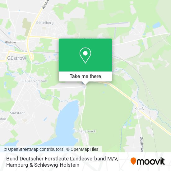 Bund Deutscher Forstleute Landesverband M / V map