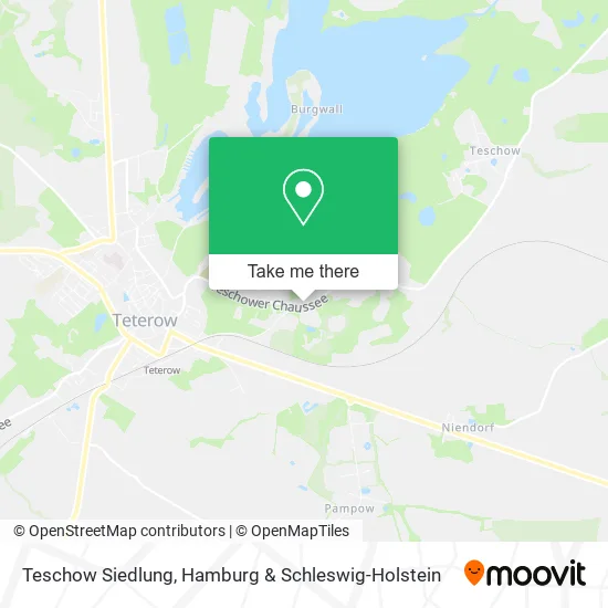 Карта Teschow Siedlung