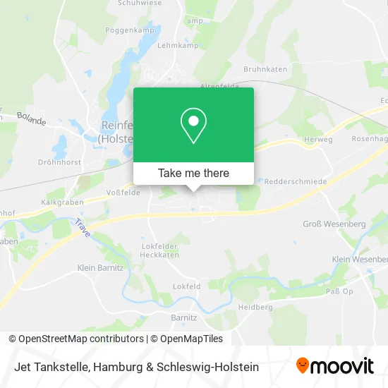 Карта Jet Tankstelle