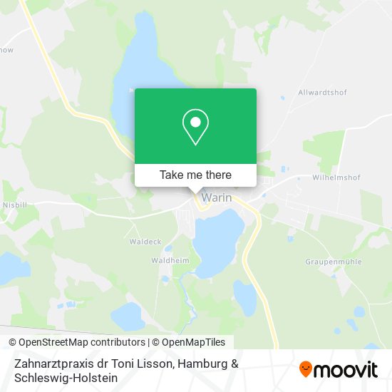 Zahnarztpraxis dr Toni Lisson map