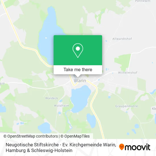 Карта Neugotische Stiftskirche - Ev. Kirchgemeinde Warin