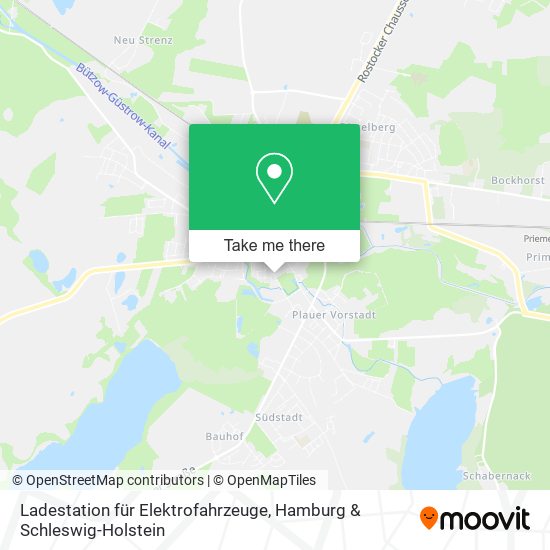 Ladestation für Elektrofahrzeuge map