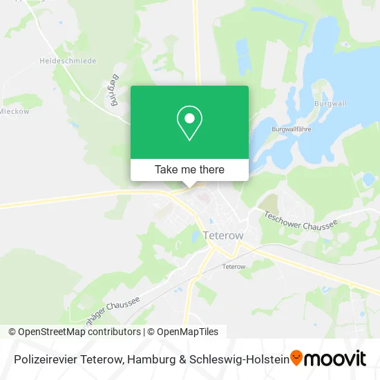 Карта Polizeirevier Teterow