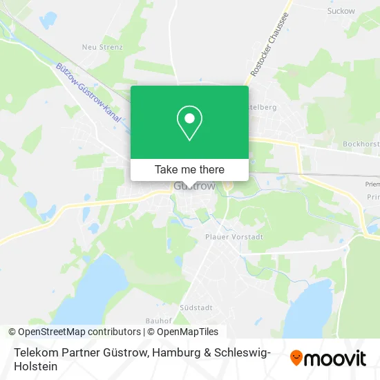 Telekom Partner Güstrow map