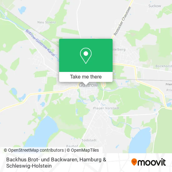 Карта Backhus Brot- und Backwaren