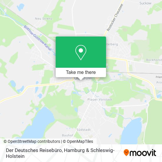 Der Deutsches Reisebüro map