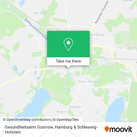 Gesundheitsamt Güstrow map