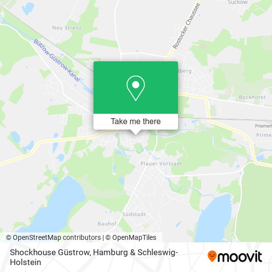 Shockhouse Güstrow map