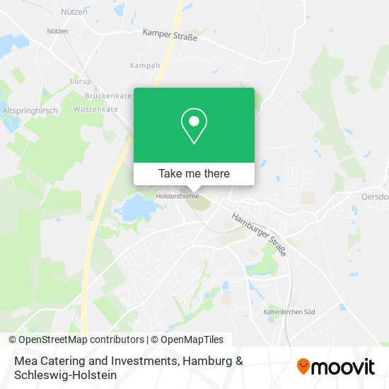Mea Catering and Investments map