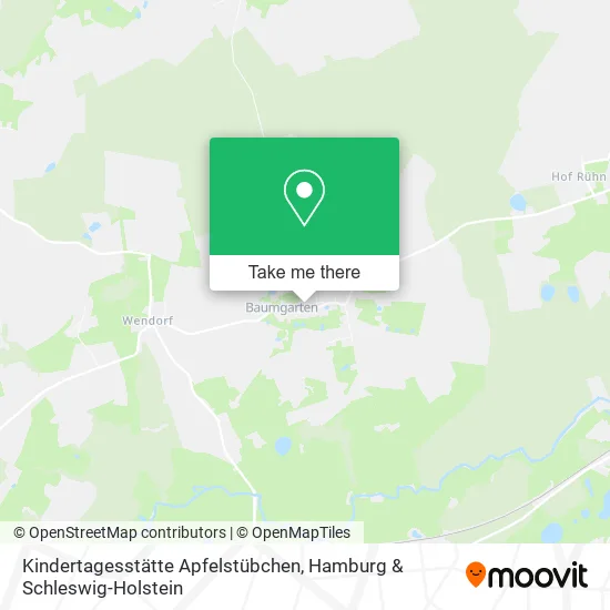 Карта Kindertagesstätte Apfelstübchen