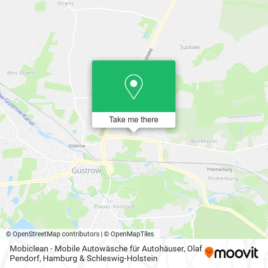 Карта Mobiclean - Mobile Autowäsche für Autohäuser, Olaf Pendorf