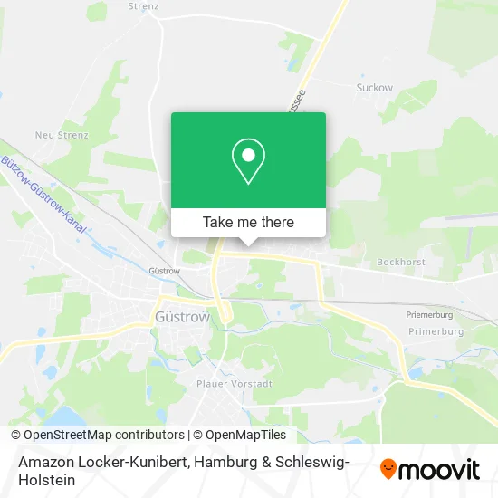 Карта Amazon Locker-Kunibert