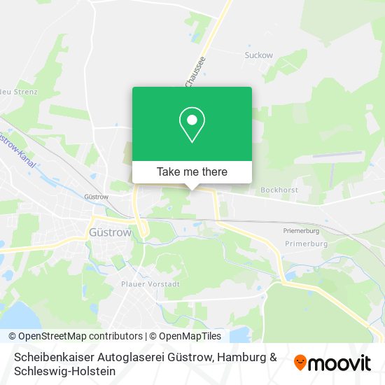Scheibenkaiser Autoglaserei Güstrow map