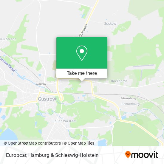 Europcar map