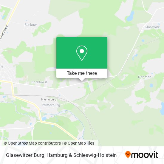 Glasewitzer Burg map