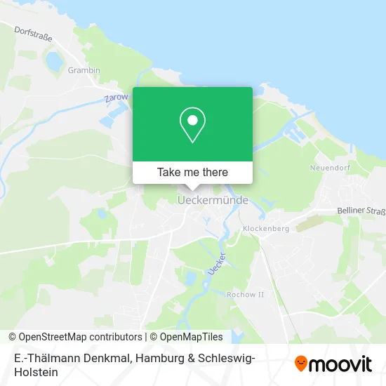 Карта E.-Thälmann Denkmal