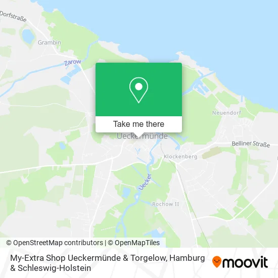 Карта My-Extra Shop Ueckermünde & Torgelow