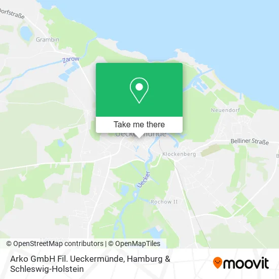 Карта Arko GmbH Fil. Ueckermünde